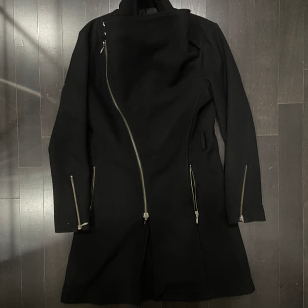 tornado mart 사선지퍼 숏코트