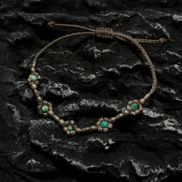 silver handmadebracelet