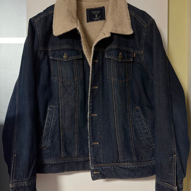노튼 빈티지 워싱 데님 자켓 XL