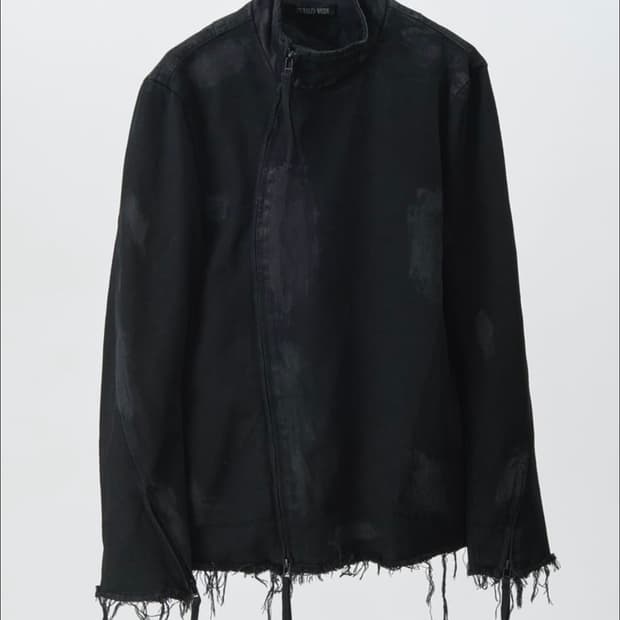 troubled water distressed fencing jacket