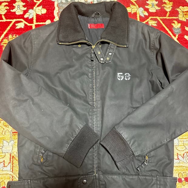 리바이스 레드탭 블랙 코튼 봄버 자켓 L