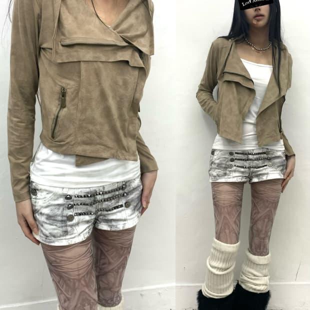 Dig Deep drape collar jacket 