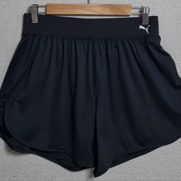 M ) 푸마 블랙 와이드 쇼츠 반바지