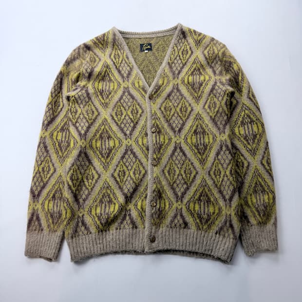 니들스 Geometric 모헤어 가디건