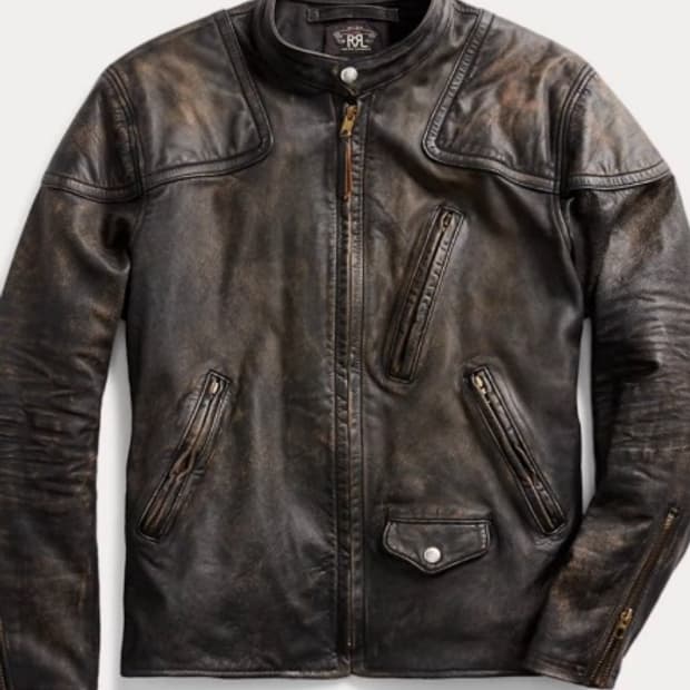 rrl 모토레더 자켓