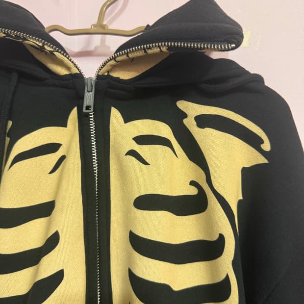vanson 본 스켈레톤 넥 워머 후드집업 2XL