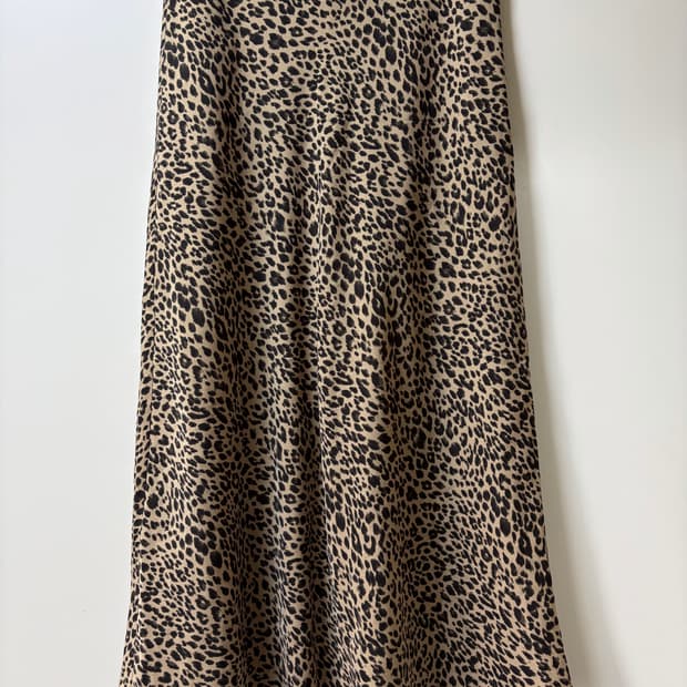 호피 롱 스커트