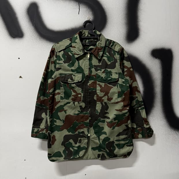 1919s Japanese 일본 밀리터리 군납용 우드랜드 카모 자켓