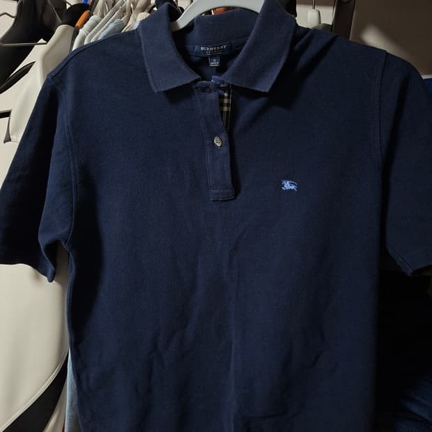 버버리 네이비 PK 카라티 S