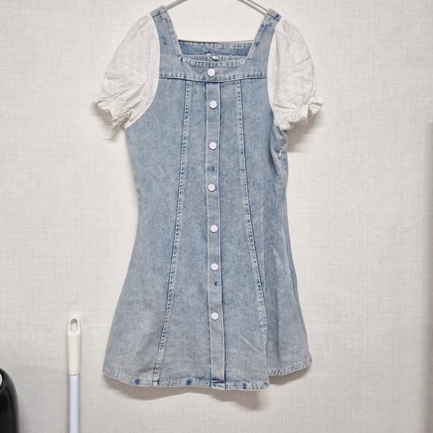 청 데님원피스
