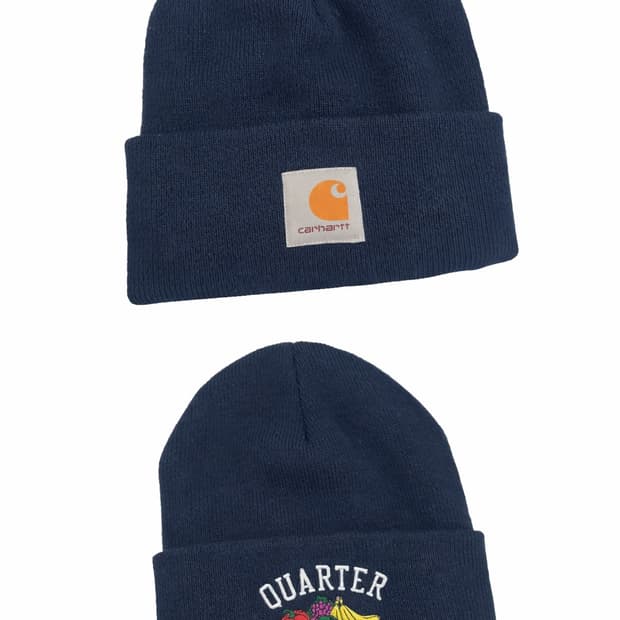 칼하트 비니 네이비