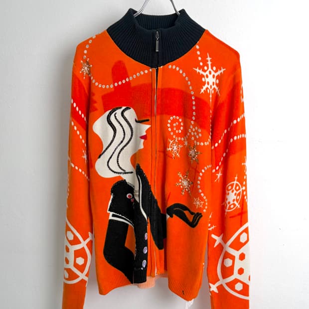 쿠스토 바르셀로나 니트 집업