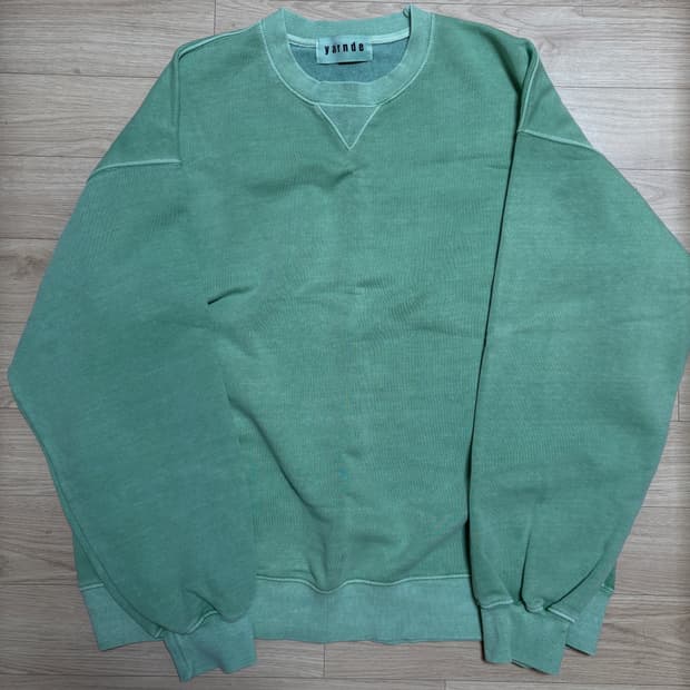 얀드 빈티지그린 스웻 