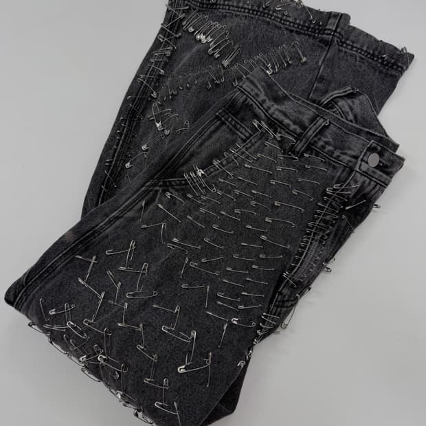 VTG MULTI-CLIP REMAKE DENIM JEANS