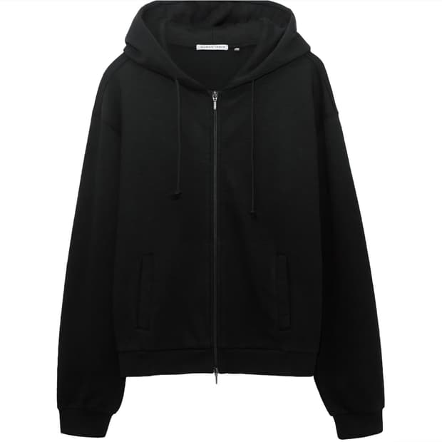 3) 폴리테루 휴먼인덱스 휴먼 슬럽 집 후디 블랙