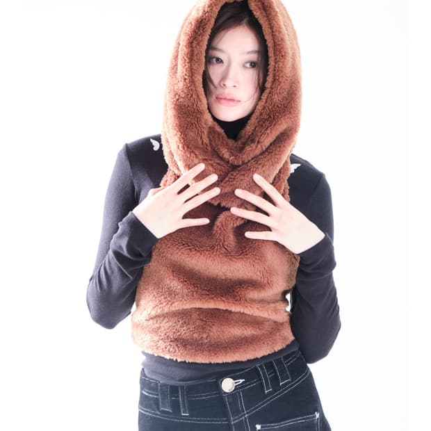 나비버스 퍼 후디 베스트