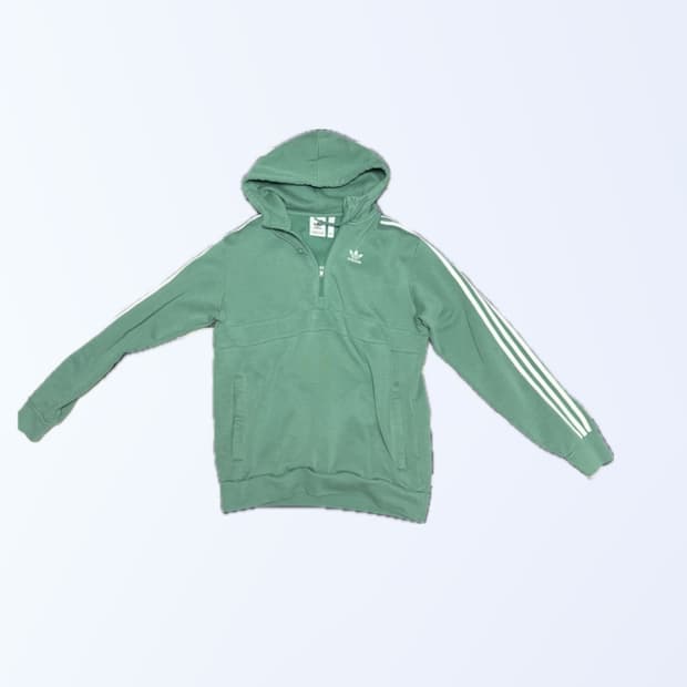 아디다스 후드 반집업 그린