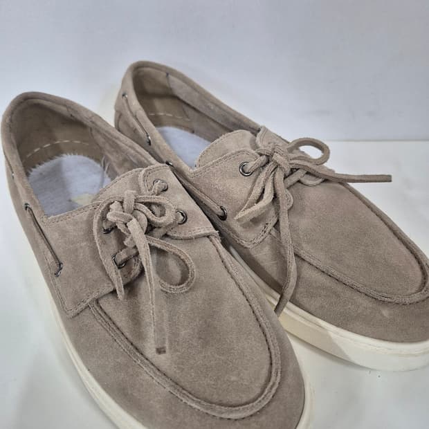 Massimo Dutti 스웨이드 슈즈 260 카키그레이