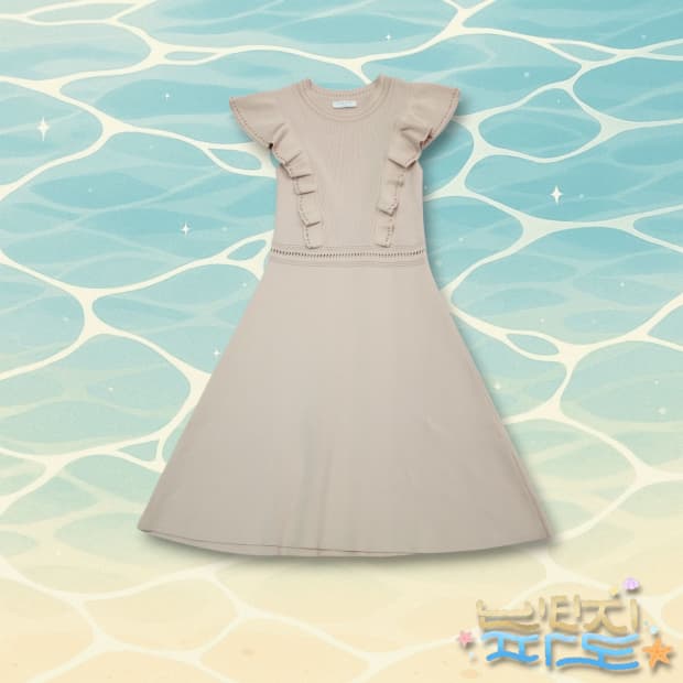 36 SANDRO 산드로 ILLA 스터드 니트 원피스