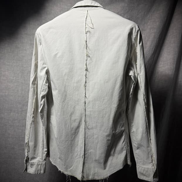 LUC 07ss Raw Edge Deconstructed Shirt