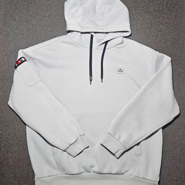 아이더 기모 후드티 105 하늘색