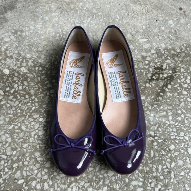 바이올렛 플랫슈즈 