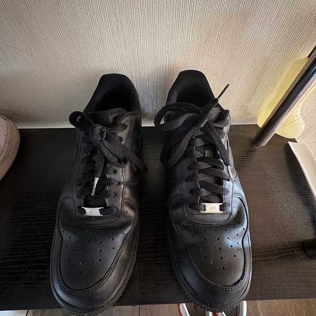 나이키 에어포스 블랙 290