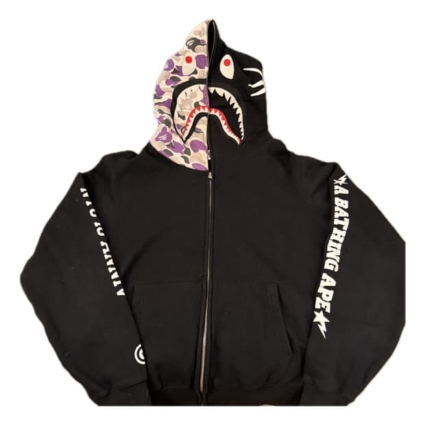 Bape Pullover Shark Hoodie NYC 10th aniv