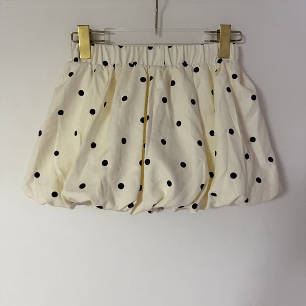 새상품 여자 도트 펌킨 스커트