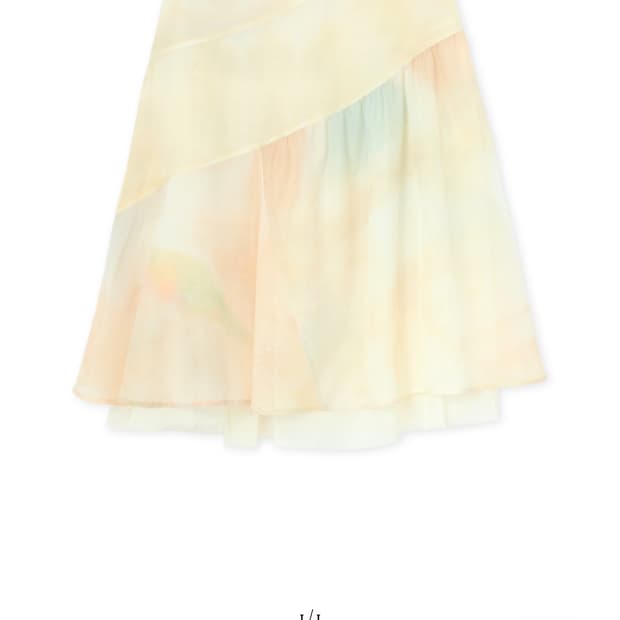 (구합니다) cosmoss sheer gathered midi skirt