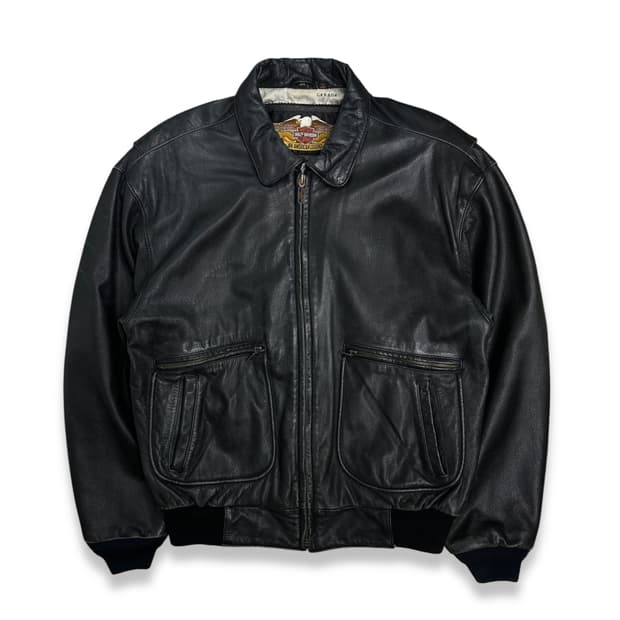 90s 할리데이비슨 A-2 레더 자켓 44