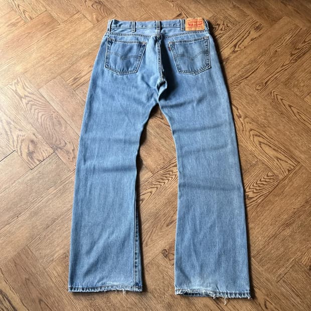 [33]리바이스 517 미디엄블루 플레어진 F5