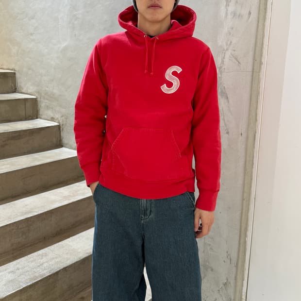 20FW 슈프림 S 로고 후드티
