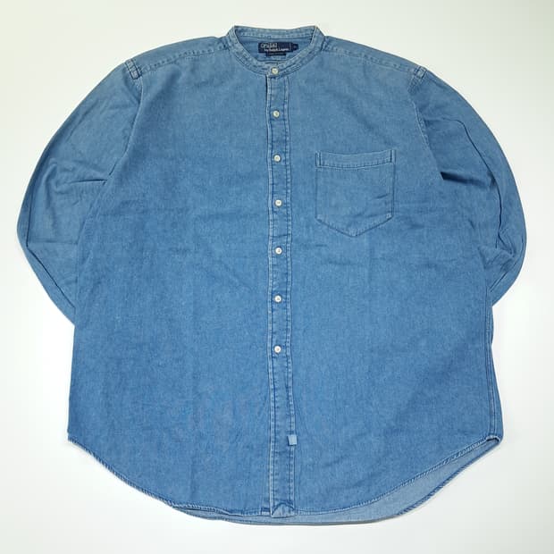 CL890 XL 폴로 90s 싱가포르판 차이나칼라 데님 셔츠 남방
