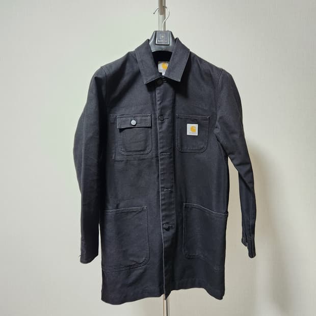 칼하트 블랙 프렌치 워크 자켓 초어자켓 s (95-100)