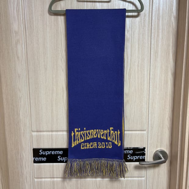 디스이즈네버댓 양면 머플러 목도리