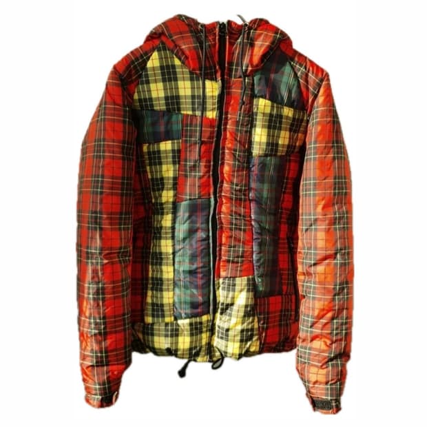 꼼데가르송 패치워크 패딩 S