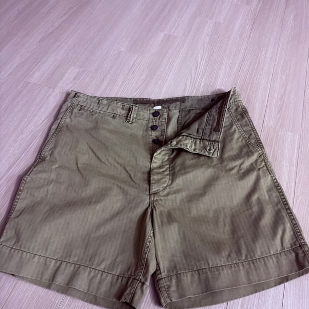 rrl 더블알엘 헤링본 필드 쇼츠 34