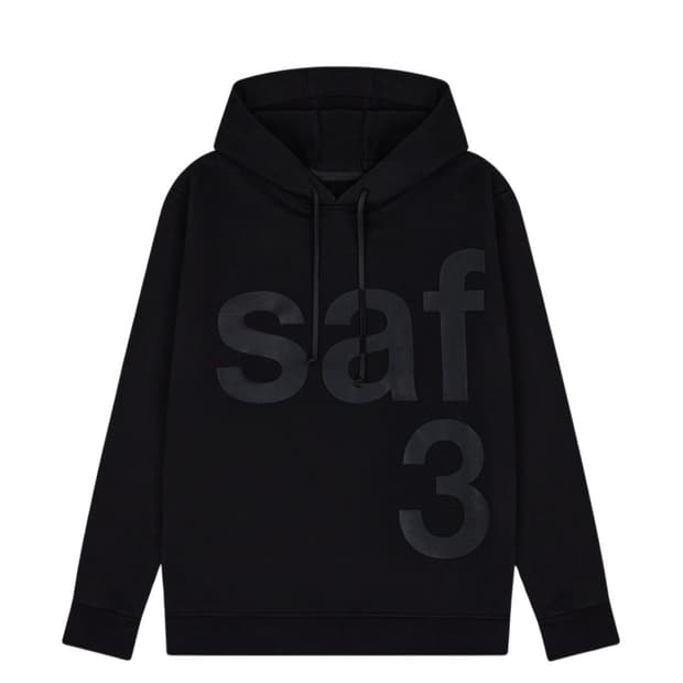 사파리스팟 후드티 블랙 (2사이즈)