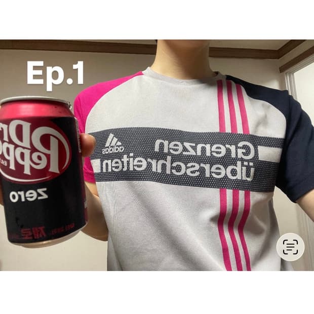 V-log with Dr Pepper zero