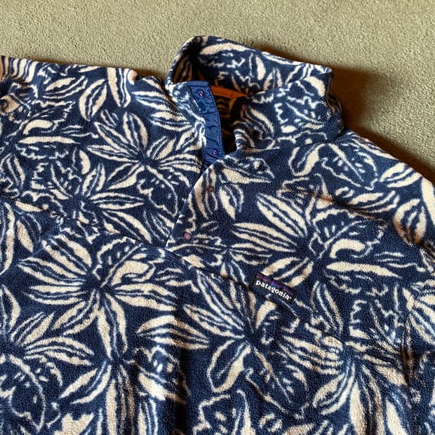 🌊90s US made Patagonia synchila flower 