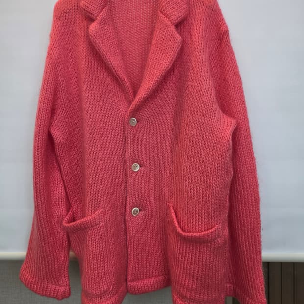 꼼데가르송 모헤어 니트 자켓