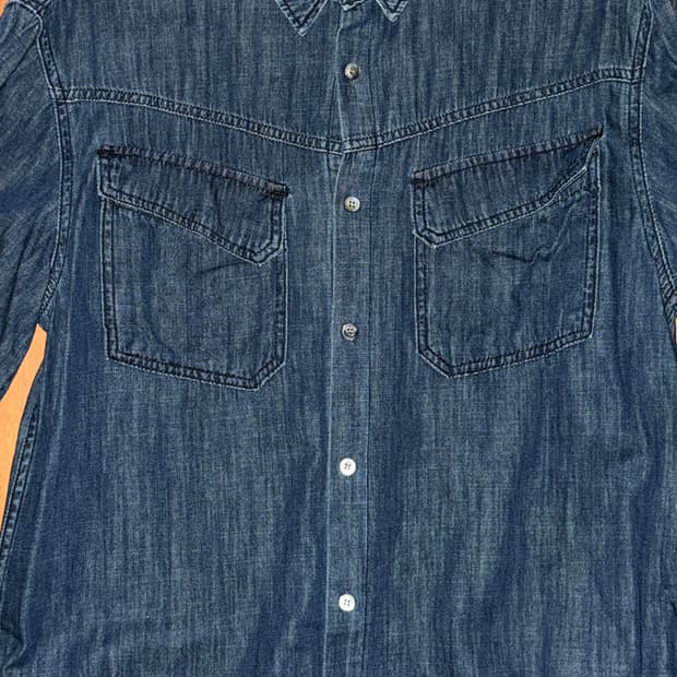 시도 데님 셔츠