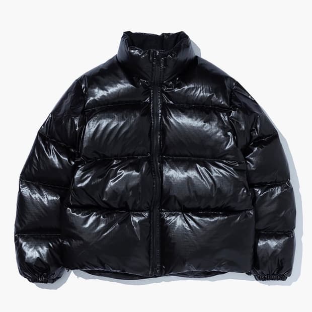 YEAH 글로시패딩 블랙 3사이즈