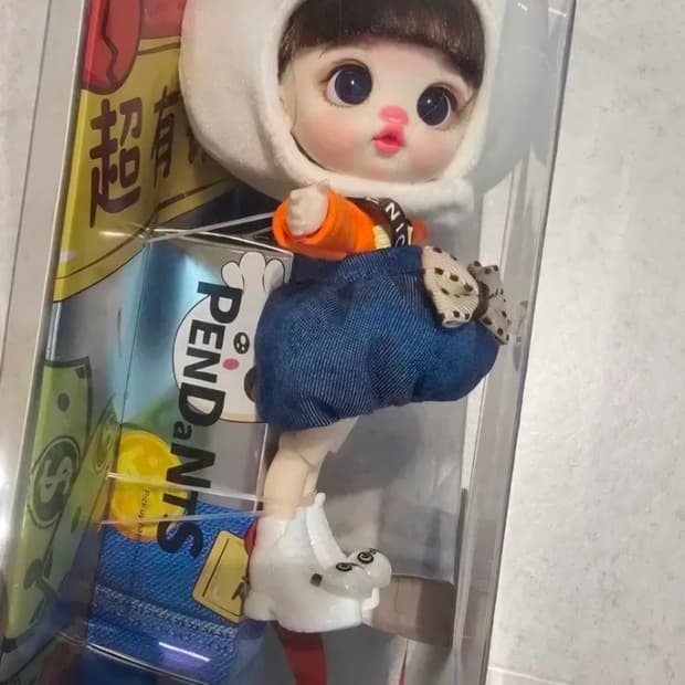 중국 만두모자 관절인형