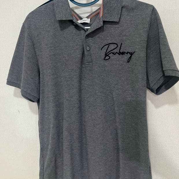 버버리 그레이 폴로반팔