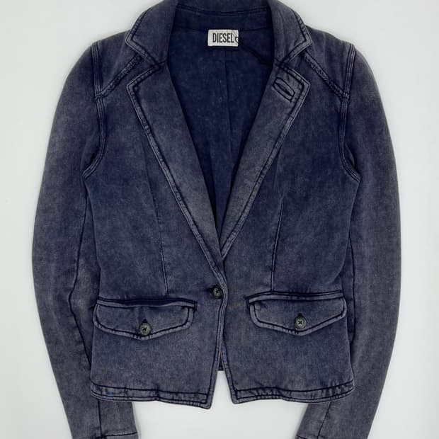 디젤 워싱 숏 자켓