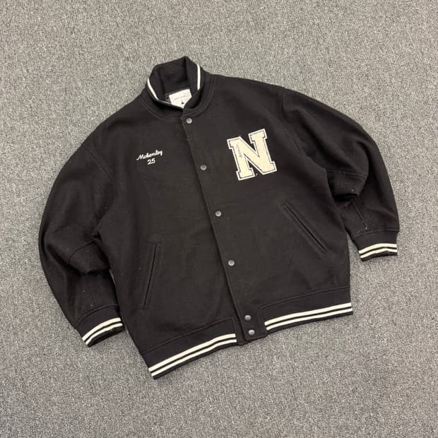 Niko and 빈티지 울 바시티자켓