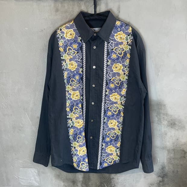 90s 겐조 플로럴 셔츠