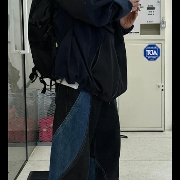 add(애드) 토네이도 데님 와이드 팬츠팝니다M